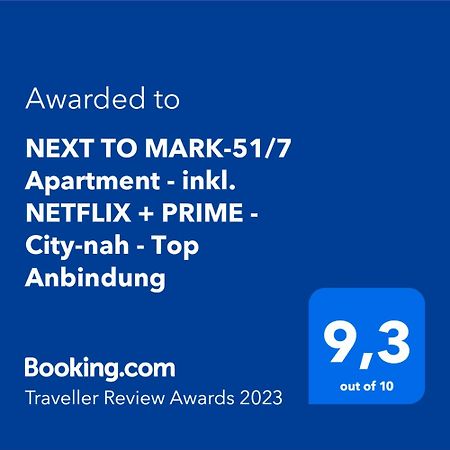 Next To Mark-51/7 Apartment - Inkl. Netflix + Prime - City-Nah - Top Anbindung Бохум Екстериор снимка